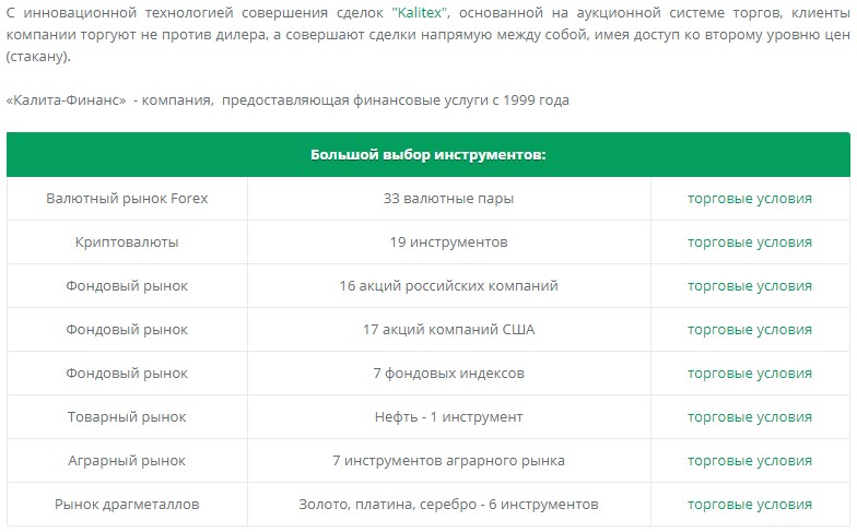 Брокер Калита-Финанс